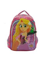 Mochila escolar feminina disney enrolados roxa
