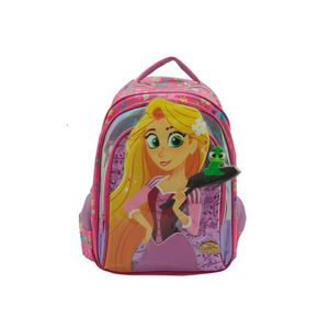 Mochila escolar feminina disney enrolados roxa