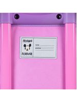 Mochila escolar feminina com rodinhas minnie baby rosa
