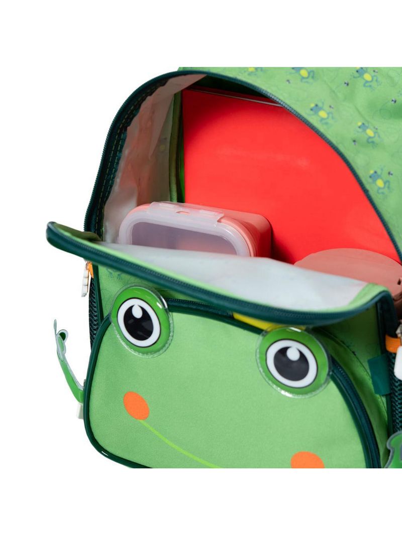 Mochila infantil pets sapo verde