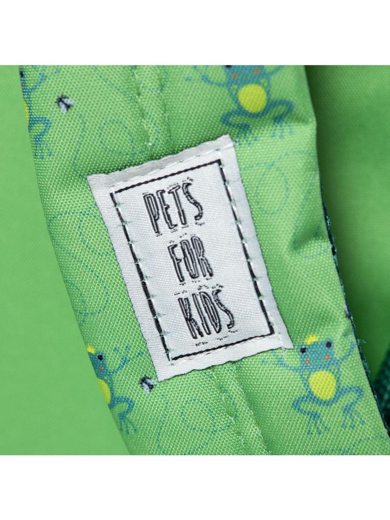 Mochila infantil pets sapo verde