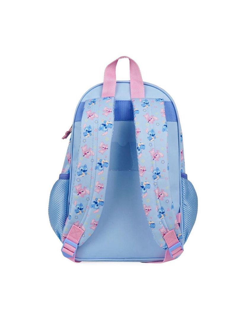 Mochila escolar feminina infantil stitch baby azul claro