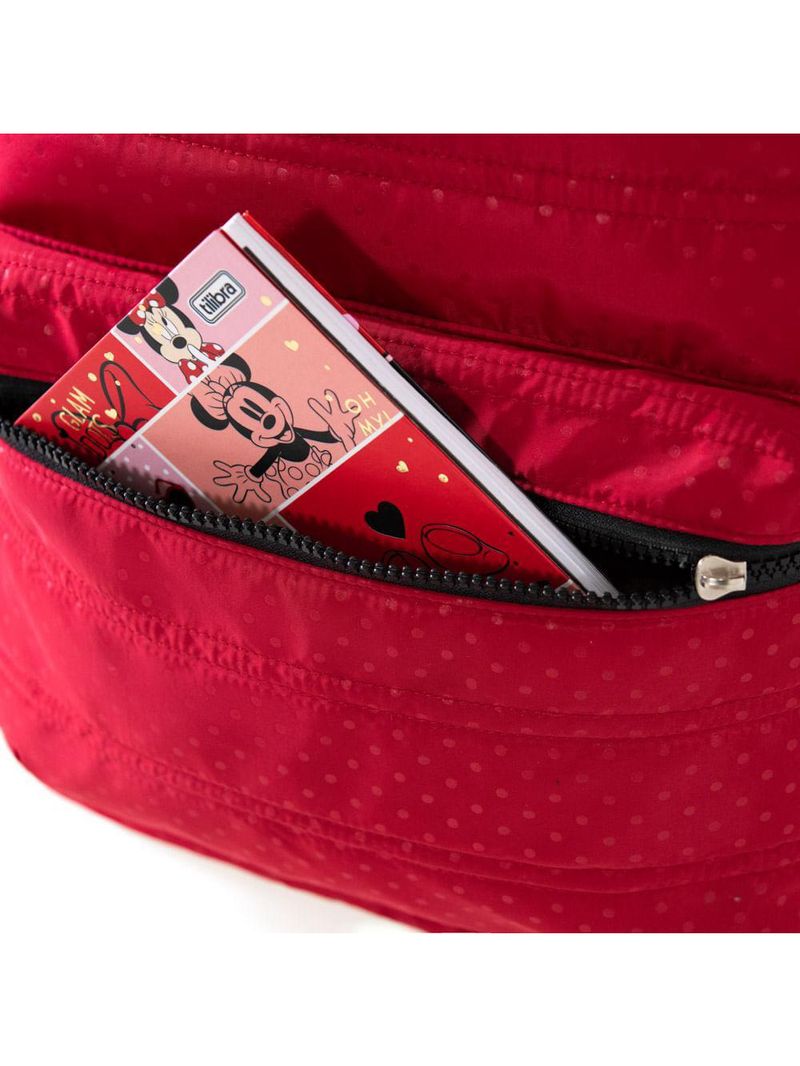 Mochila escolar feminina minnie dots
