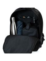 Mochila masculina de couro para notebook arpoador preta