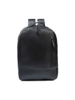 Mochila masculina de couro para notebook arpoador preta