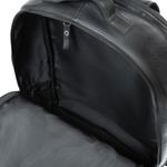 Mochila masculina de couro para notebook arpoador preta