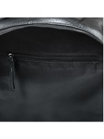 Mochila masculina de couro para notebook arpoador preta