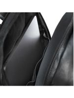 Mochila masculina de couro para notebook arpoador preta