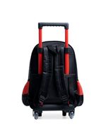 Mochila de rodinha infantil masculina flamengo oficial bola de futebol