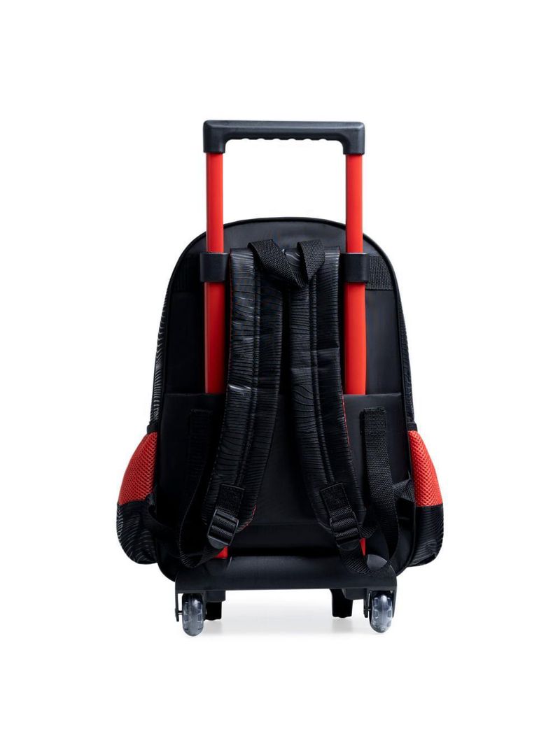 Mochila de rodinha infantil masculina flamengo oficial bola de futebol