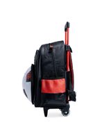 Mochila de rodinha infantil masculina flamengo oficial bola de futebol