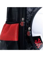 Mochila de rodinha infantil masculina flamengo oficial bola de futebol