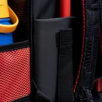 Mochila de rodinha infantil masculina flamengo oficial bola de futebol