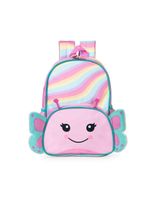 Mochila escolar feminina pets borboleta