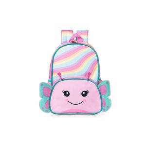 Mochila escolar feminina pets borboleta
