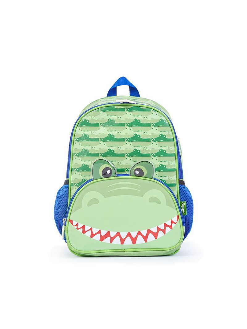 Mochila infantil pets jacaré verde