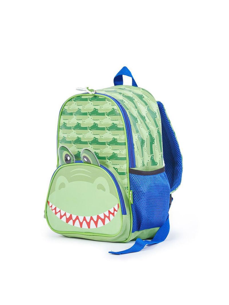 Mochila infantil pets jacaré verde