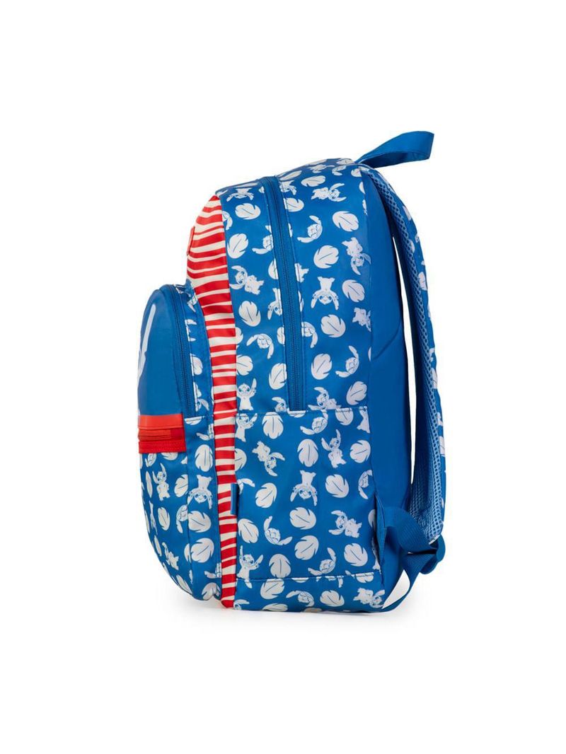Mochila escolar feminina juvenil stitch hapinnes azul