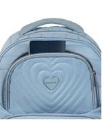 Mochila escolar feminina juvenil bg girl azul