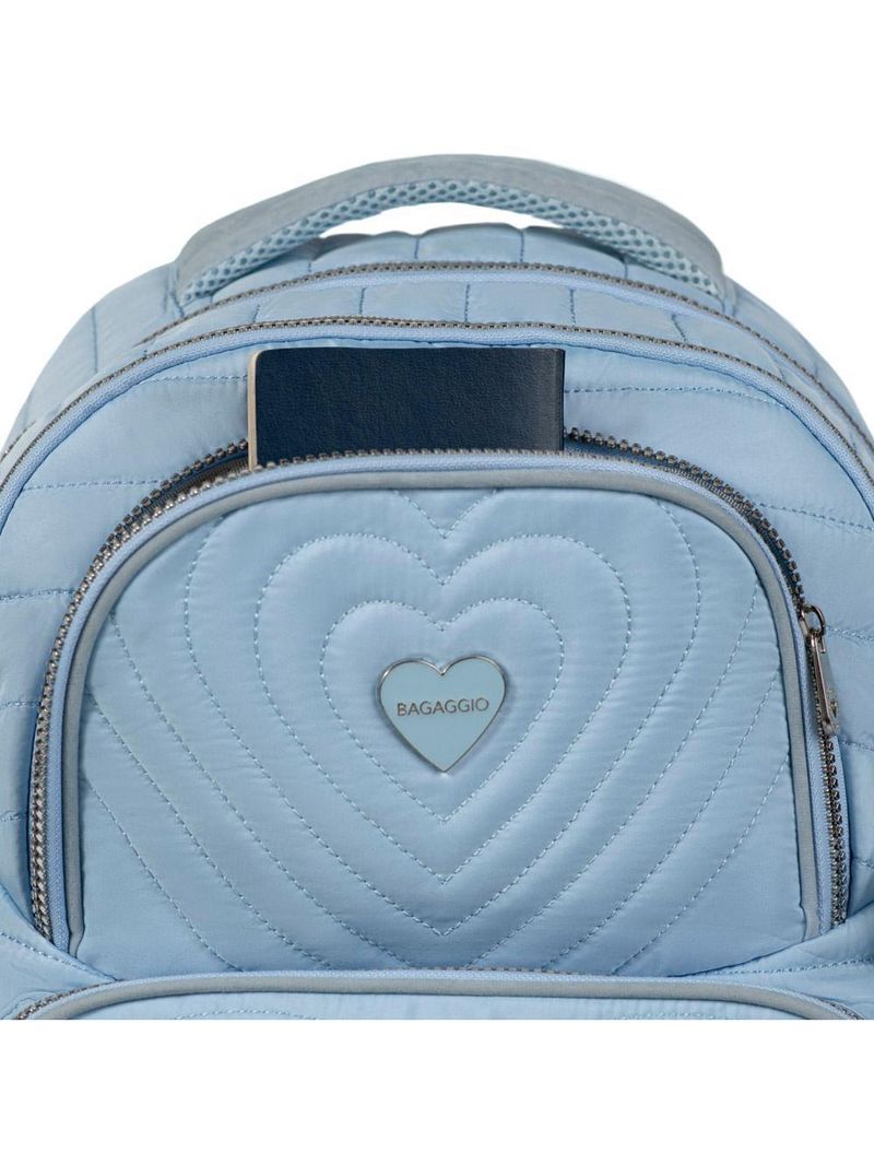 Mochila escolar feminina juvenil bg girl azul