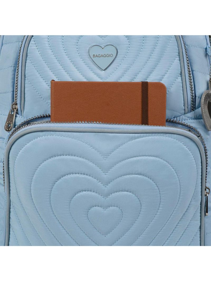 Mochila escolar feminina juvenil bg girl azul