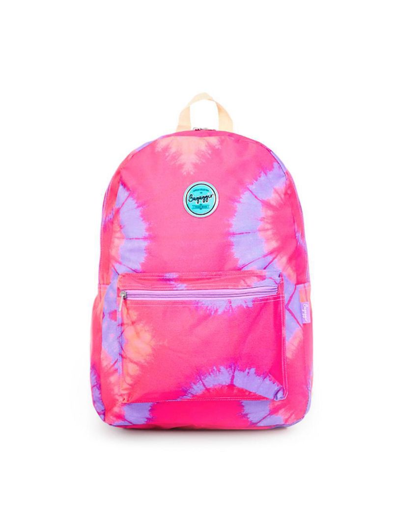 Mochila feminina tie dye rosa