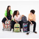 Mochila feminina toy story alien remix verde