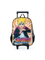 Mochila escolar masculina de rodinhas boruto de rodinha