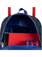 Mochila escolar infantil rodinhas hot wheels preta