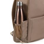 Mochila feminina executiva para notebook versatille marrom