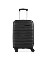 Mala de bordo 10 kg polipropileno 4 rodas route preta