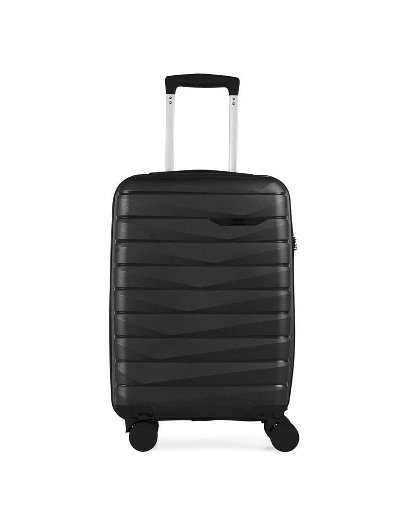 Mala de bordo 10 kg polipropileno 4 rodas route preta