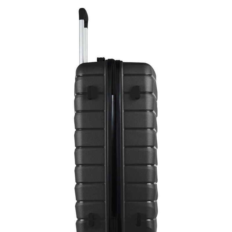 Mala de bordo 10 kg polipropileno 4 rodas route preta