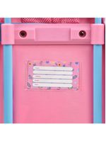 Mochila de rodinha infantil feminina princesas rosa