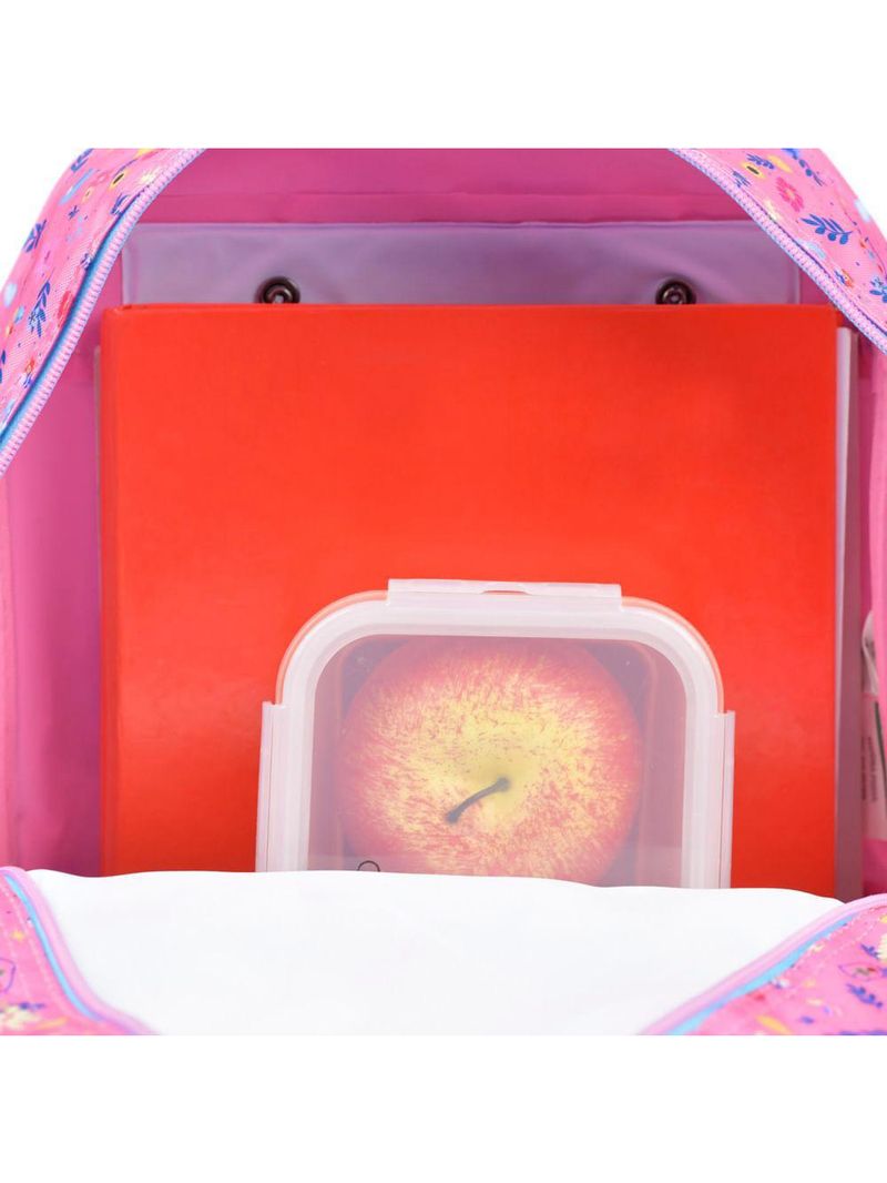 Mochila de rodinha infantil feminina princesas rosa