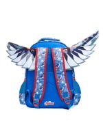 Mochila escolar masculina infantil capitão américa com asas removíveis