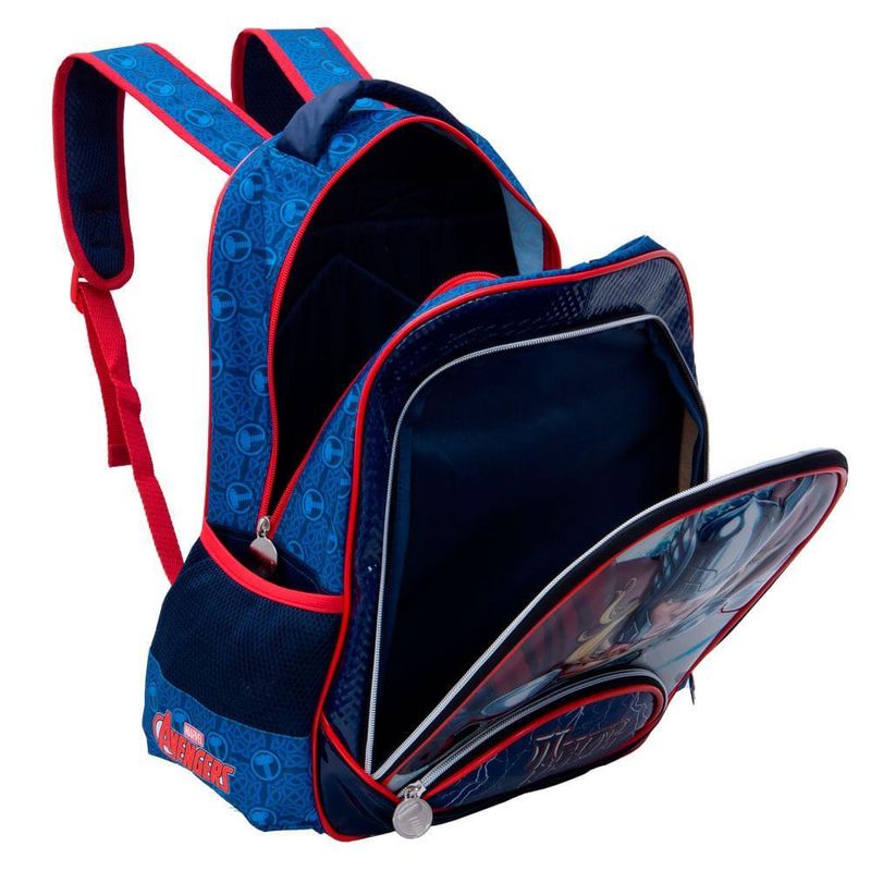Mochila escolar masculina thor ii azul