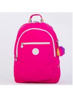 Mochila feminina colmeia neon rosa
