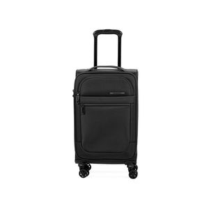 Mala de bordo 10 kg poliéster 4 rodas edimburgo preta