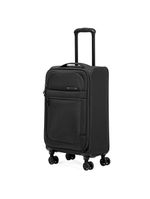 Mala de bordo 10 kg poliéster 4 rodas edimburgo preta