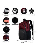 Mochila escolar masculina high shape iii azul