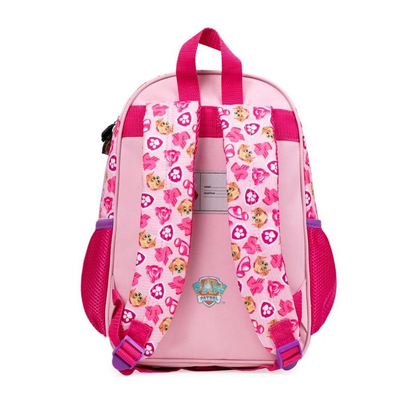 Mochila escolar feminina patrulha canina skye baby rosa