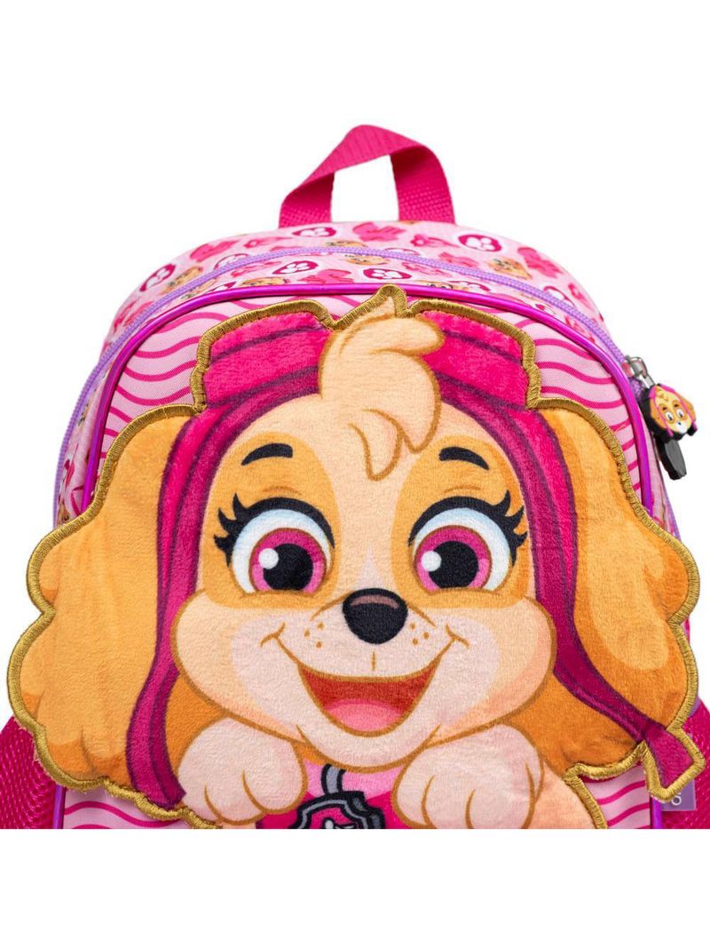 Mochila escolar feminina patrulha canina skye baby rosa