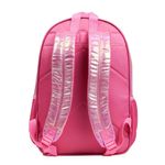 Mochila escolar feminina unicórnio confetti rosa