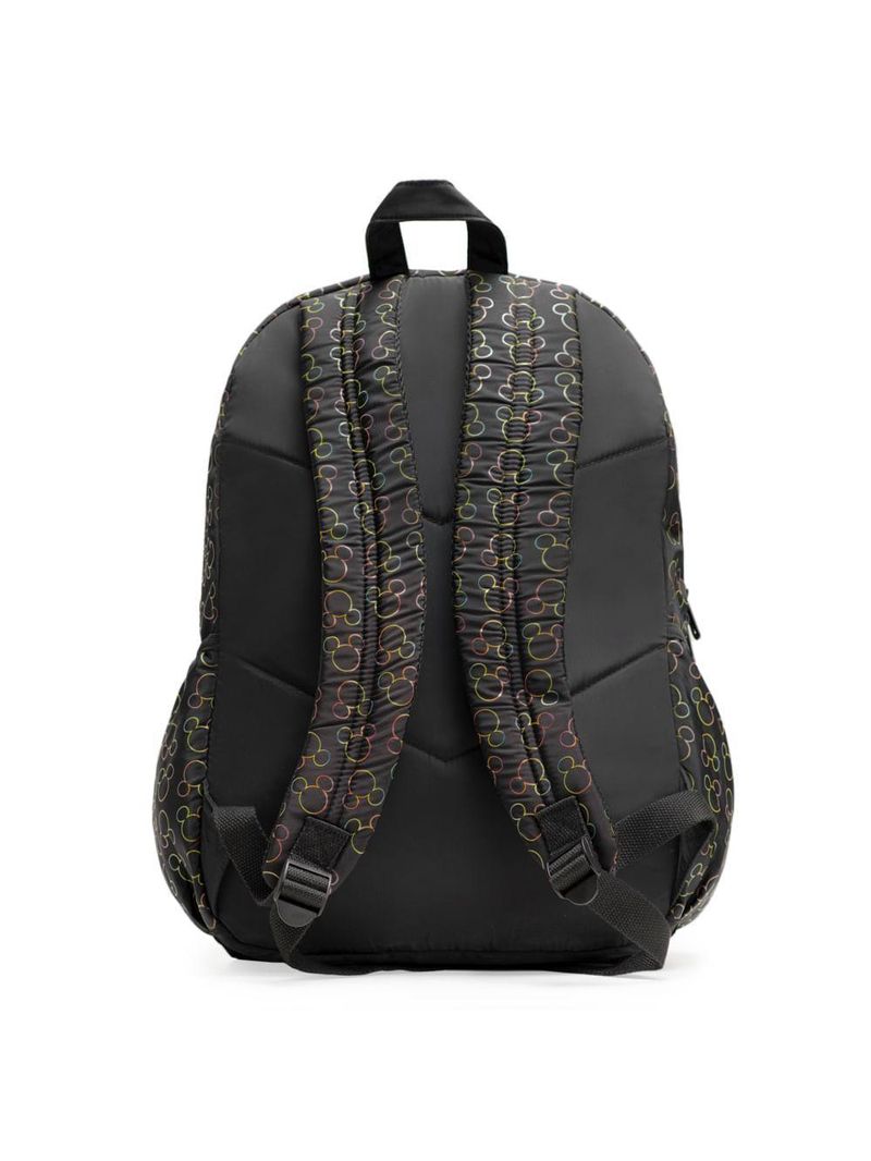 Mochila escolar feminina juvenil mickey preta