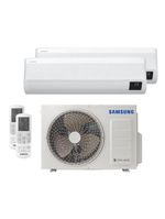 Ar Condicionado Multi Bi Split Samsung Wind Free 18000 BTUs (2x12000) Quente e Frio Inverter R410 220V (AJ050AXJ2KH/AZ)