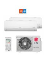 Ar Condicionado Multi Split BI Inverter LG 18000 BTU 2X9000 Quente e Frio 220V Z2UW18GFB1AWGZBR1