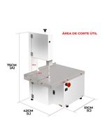 Serra Fita de Bancada Saro 146mm 1/3CV Bivolt SF14