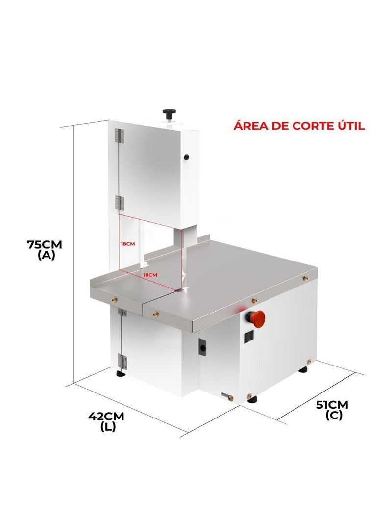 Serra Fita de Bancada Saro 146mm 1/3CV Bivolt SF14