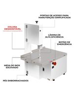 Serra Fita de Bancada Saro 146mm 1/3CV Bivolt SF14